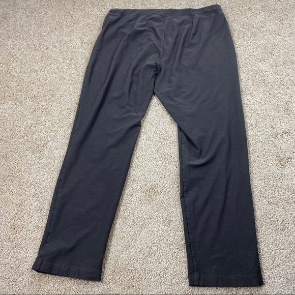 Eileen Fisher Brown viscose straight slim pants - Picture 6 of 7